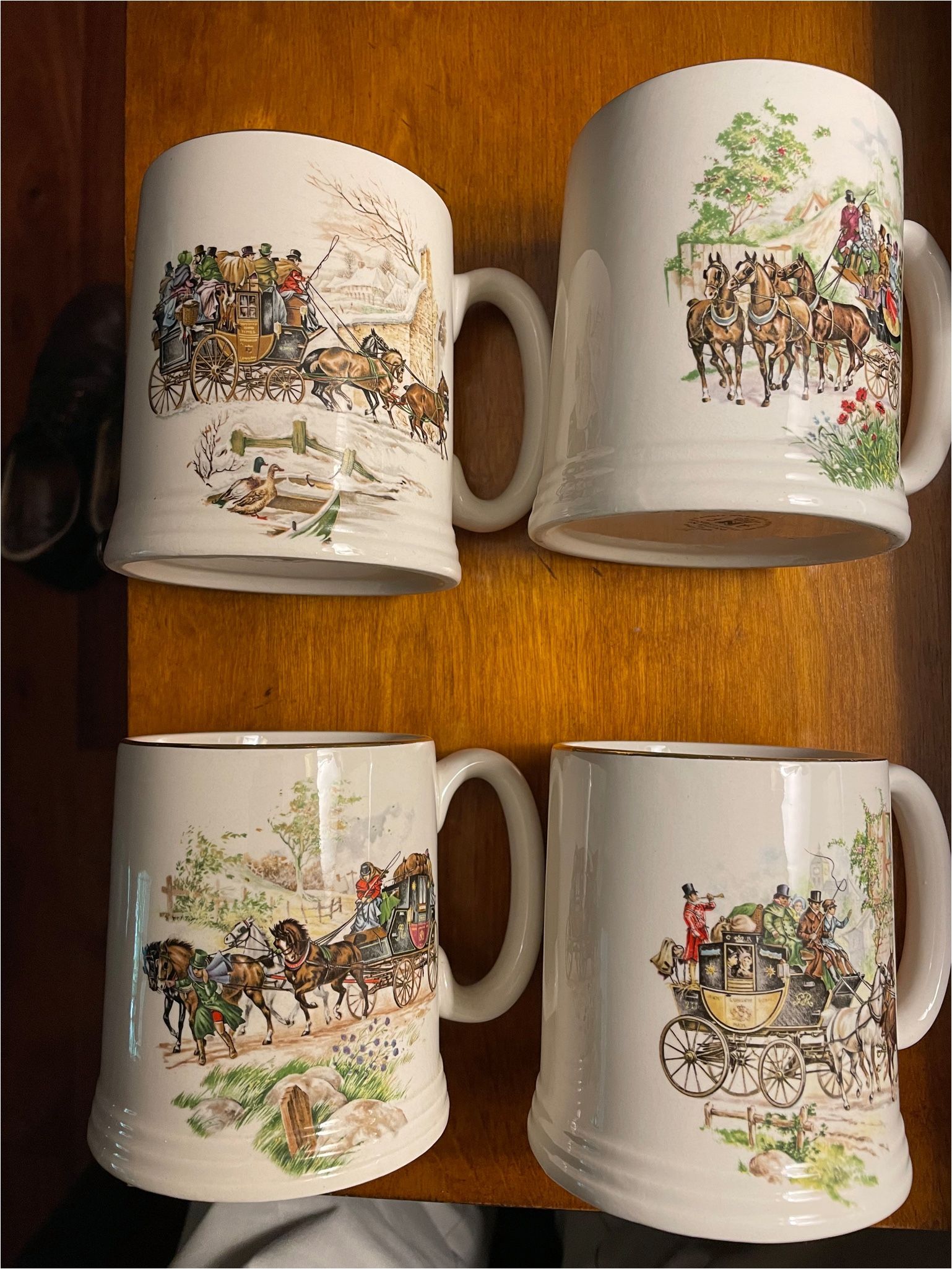 4 Beer Steins. $80