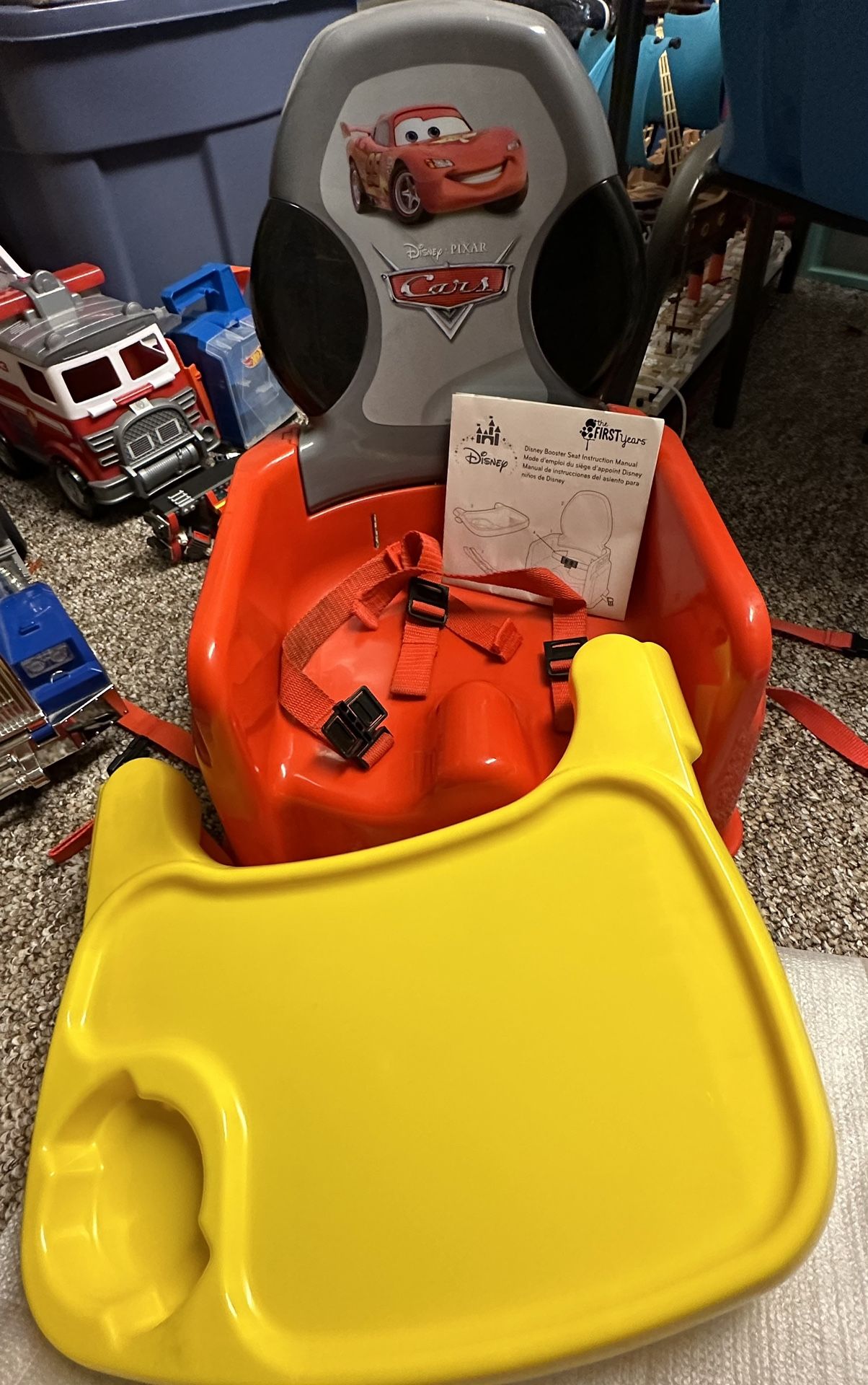 Disney Cars Booster Seat With Tray For Table