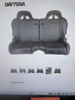 Aces Racing Pro XR3 Daytona Bench Seat – Black – BRAND NEW