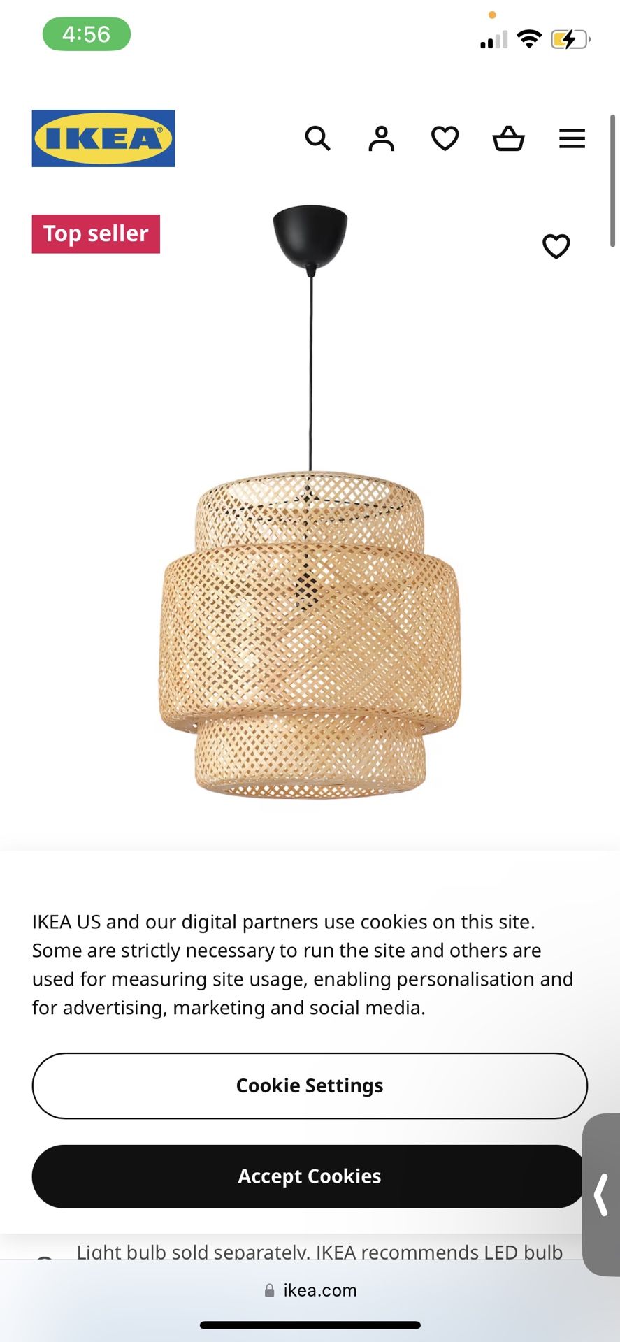 IKEA Sinnerlig Pendant Light