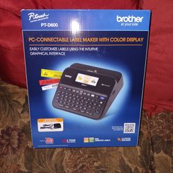 NEW  P- TOUCH LABEL MAKER  PC connectable  $80