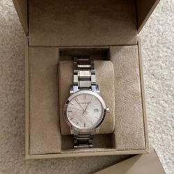 Burberry stainless steel unisex watch