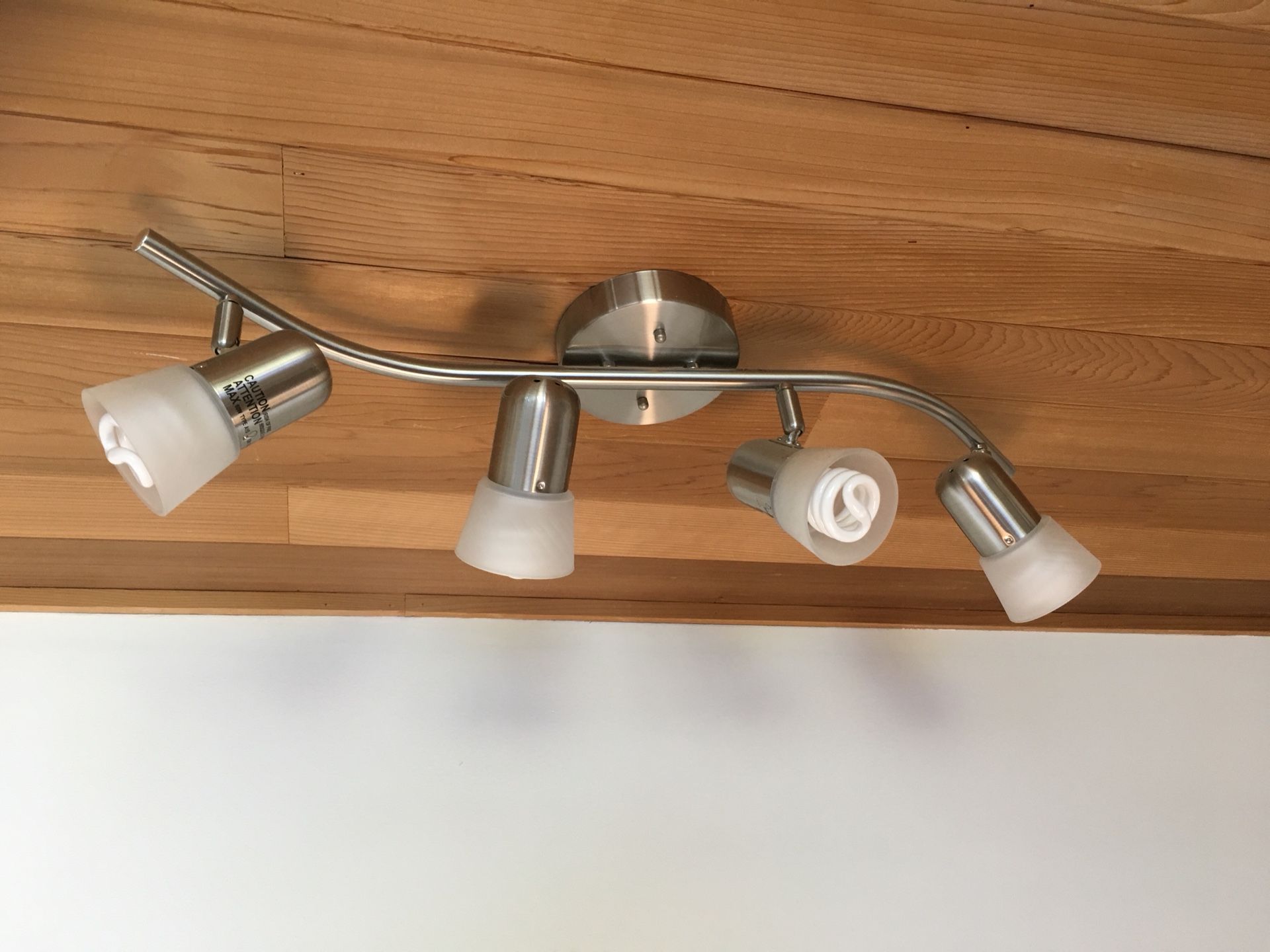 Light fixture with light bulbs (6 total)