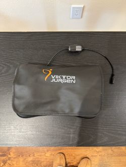 Viktor Jurgen Shiatsu Back Massager for Pain Relief (Leather Black)