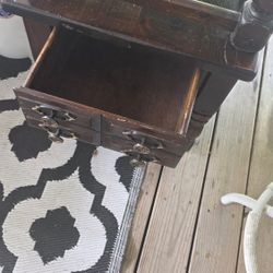 2 End Tables With Large Drawer Matching A Few Scratches