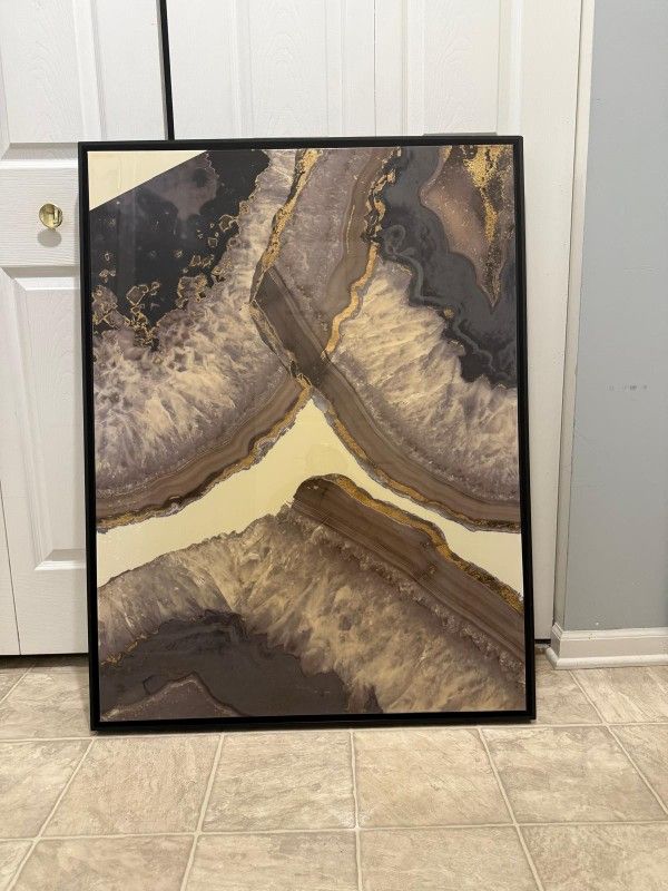 beautiful 41.5 by 31.5 inch wall art. (MUST SELL TODAY)