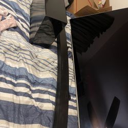 55” 4k Samsung Curved Tv With Sound bar And Sub 