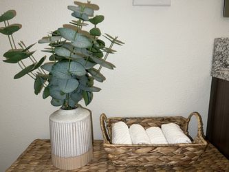 Artificial Fake Potted Plant And Basket Bundle Thumbnail