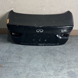 14-17 Infiniti Q50 Trunk Lid Taillid Tailgate Liftgate Tail Lid Lift Hatch Tapa Trasera Parts Part 2014 2015 2016 2017