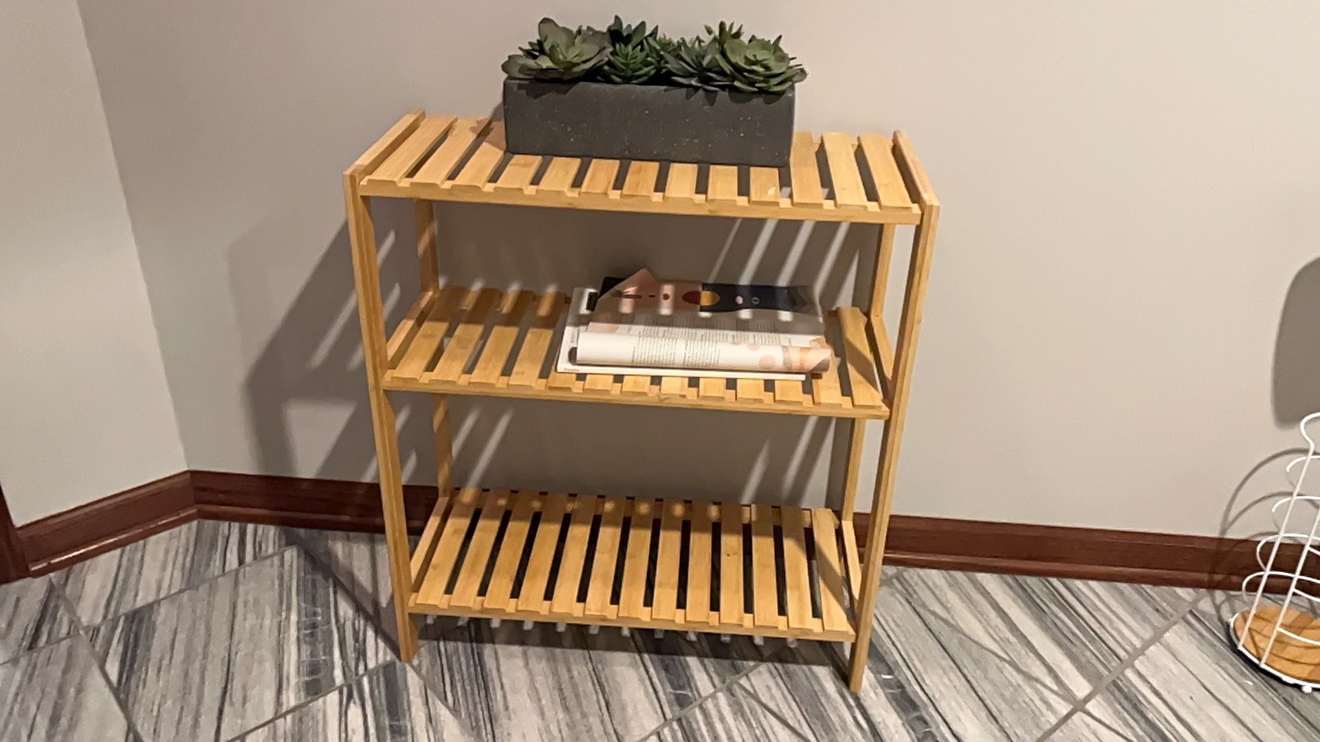 3-Tier Bamboo Shelf — Make Me an Offer