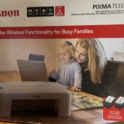 Brand New Canon PIXMA TS3322 Wireless Inkjet All-In-One Printer W/ INK Airprint