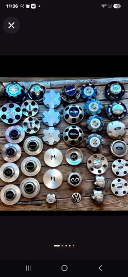 Mixed Lot of Wheel Center Caps