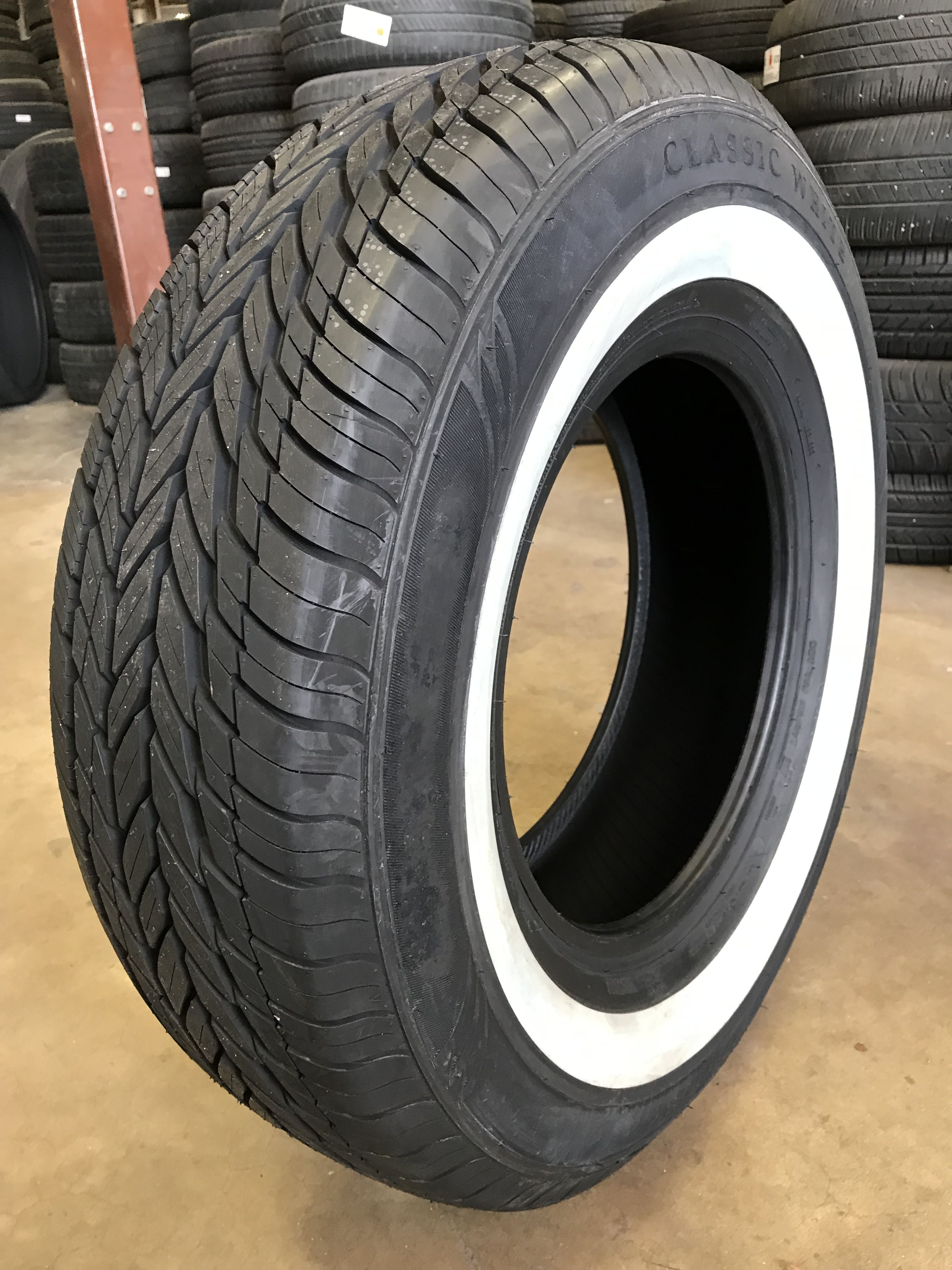 15" Inch Brand New Vogue Classic Large Whitewall 235/75R15 2357515 P235/75-15 23575R16 P235/75R15 XL White Sidewall Tires