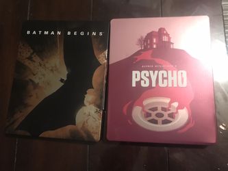 Psycho and Batman Begins steelbook