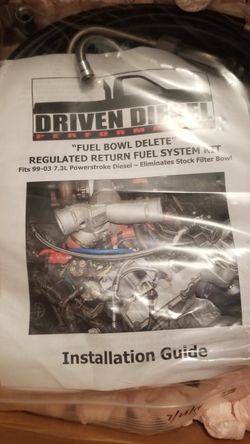 1999-2003 7.3 regulated return fuel bowl delete