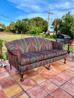 Howard’s Furniture vintage chippendale style sofa couch