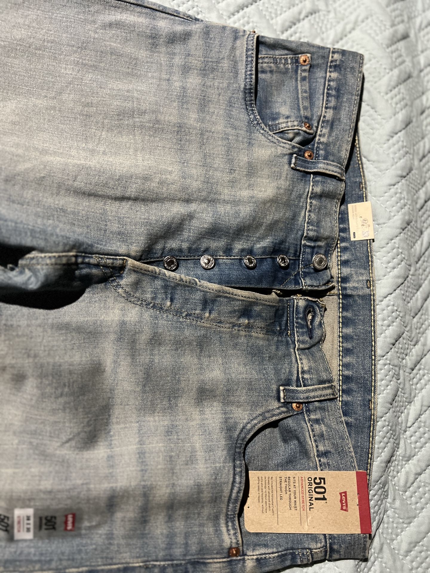 LEVIS 501 JEANS BRAND NEW SIZE 38x30