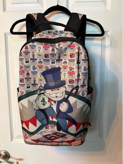 Sprayground backpack Monopoly