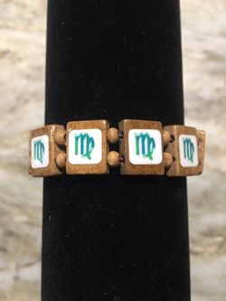 Virgo zodiac horoscope jewelry bracelet