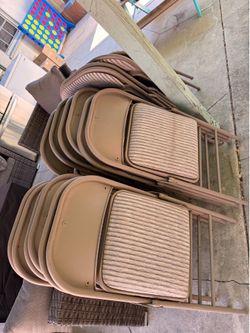 Foldable Chairs (Set of 19)