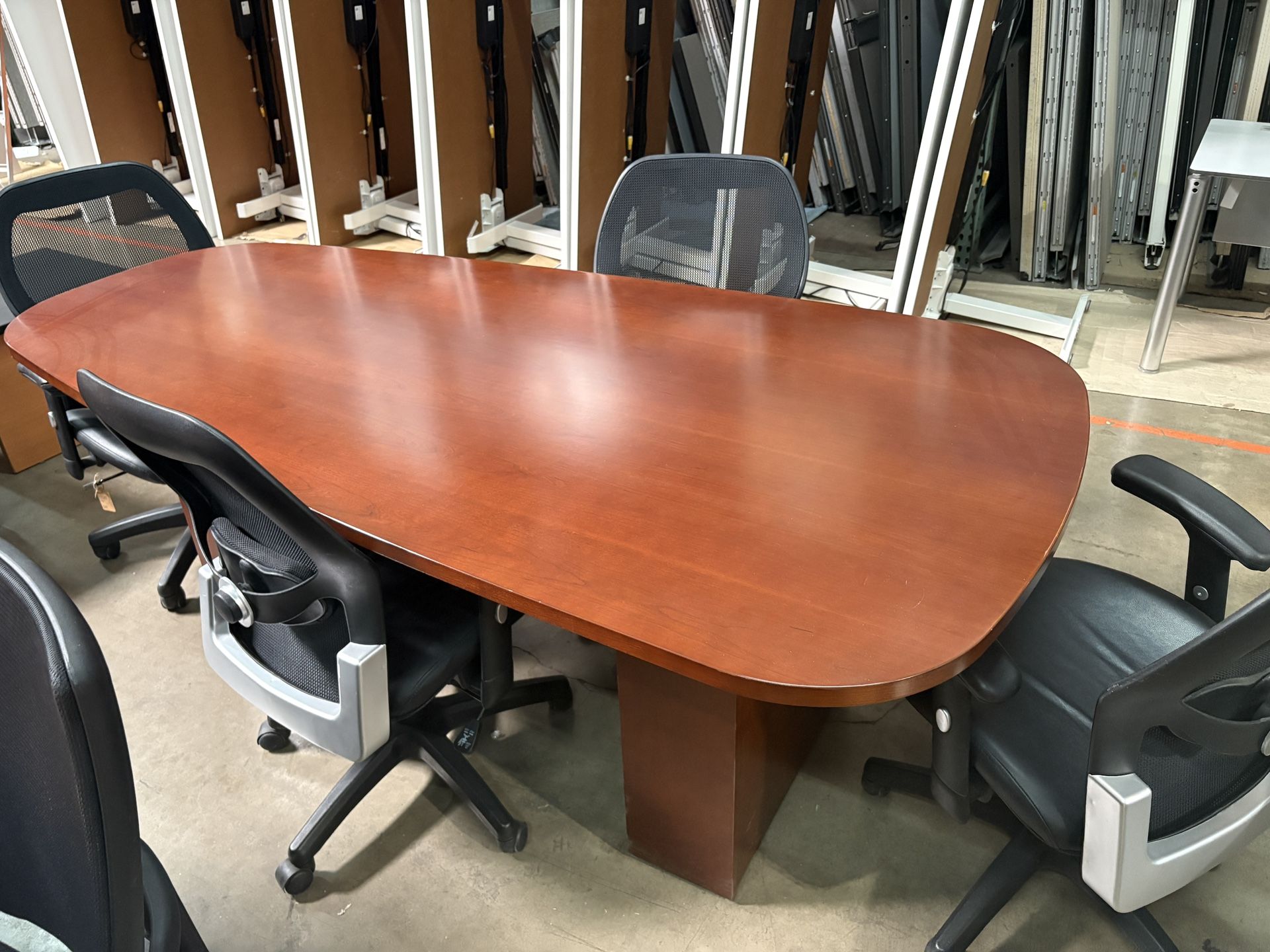 Conference Meeting Table Wood Veneer