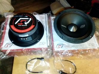 Brand New Memphis Audio Since 1965, SRXP62V2 6.5" Pro Component Speaker W / RGB LED Dust Cap Street Reference 125 Watts RMS Power 250 Watts Peak Power