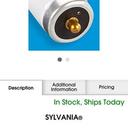 Sylvania  8ft Bulbs 15ct Case   3 Cs Remain  Half Price $95 Cs