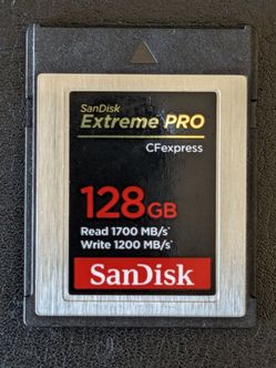 SanDisk Extreme PRO CFexpress Type B 128GB Memory Card