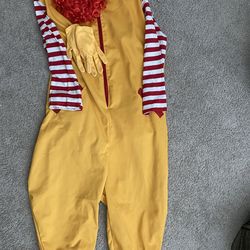 Ronald McDonald clown costume