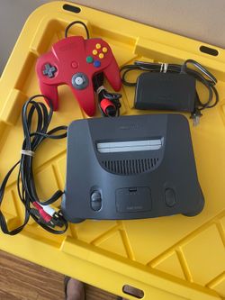 Nintendo 64 N64 Console Bundle w/ OEM Controller, Jumper Pak & Cables