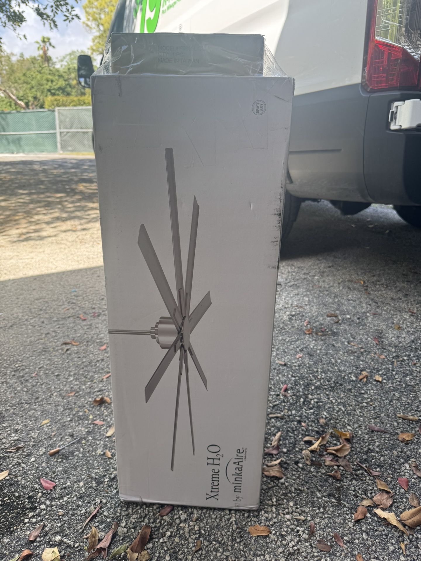 Minka Aire Xtreme H2O ceiling fan (model appears to be in the F896 series, likely the 65-inch version