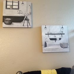 Bathroom Wall pics