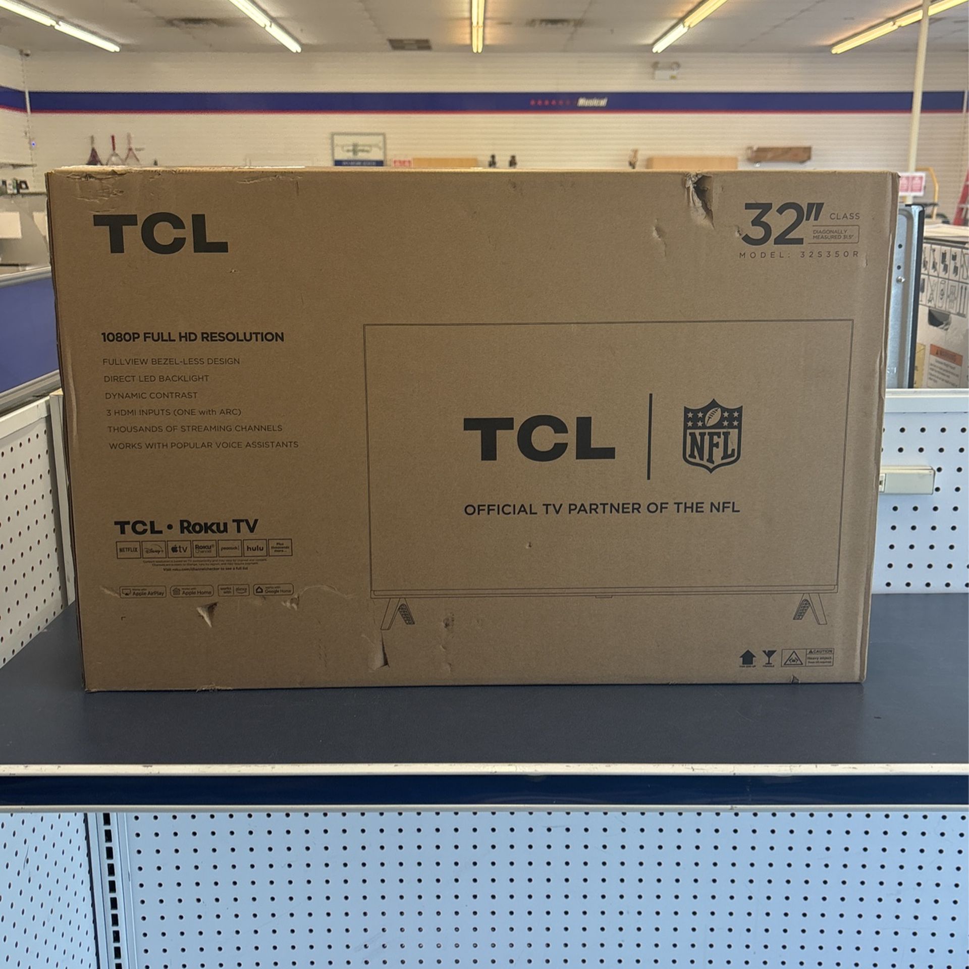 32” TCL Roku TV