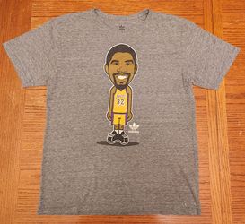 Vintage Adidas Magic Johnson Los Angeles Lakers TShirt, Size L