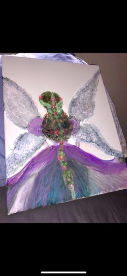 Hand Painted 1/1 Canvas 12x8