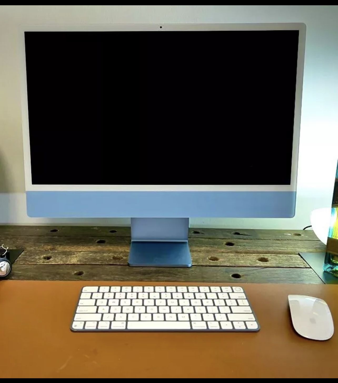 iMac M1 Desktop 4k 24 Inch Blue