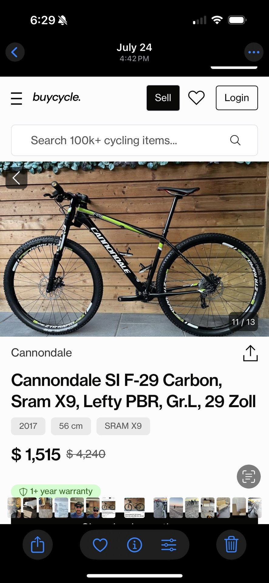 Cannondale Mountain Bike 