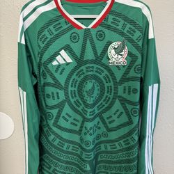 Long Sleeve Mexico Home Jersey 25/26