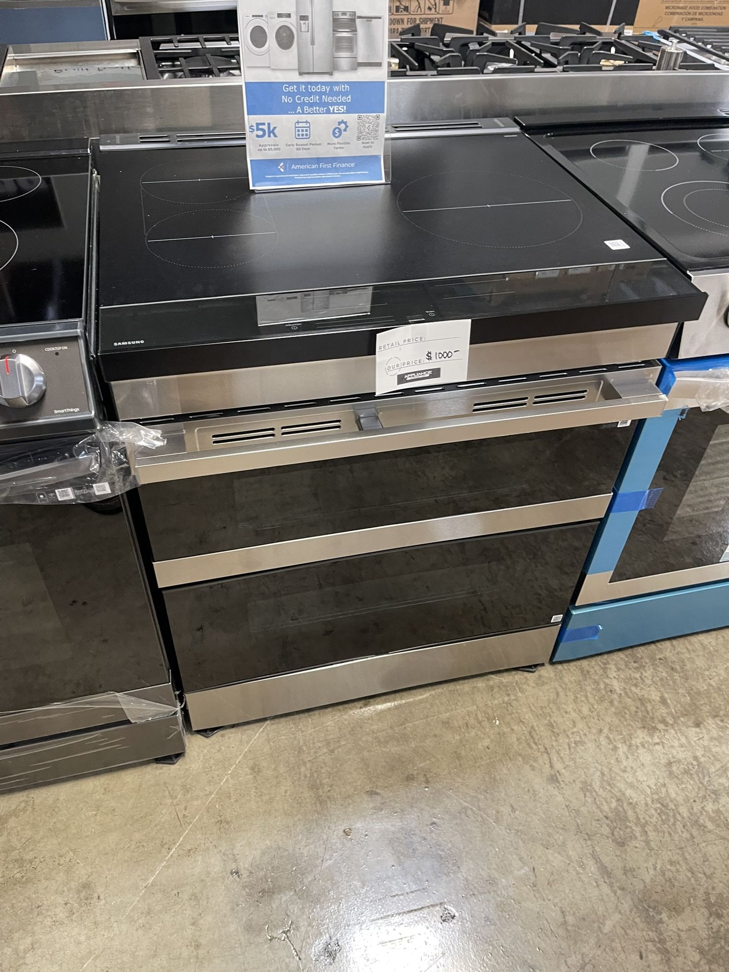 SAMSUNG BESPOKE SLIDE IN INDUCTION RANGE 