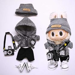 5 pcs Clothes Set For 17cm Doll 