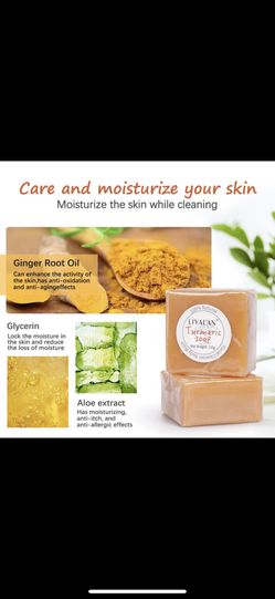 tumeric facial/body soap