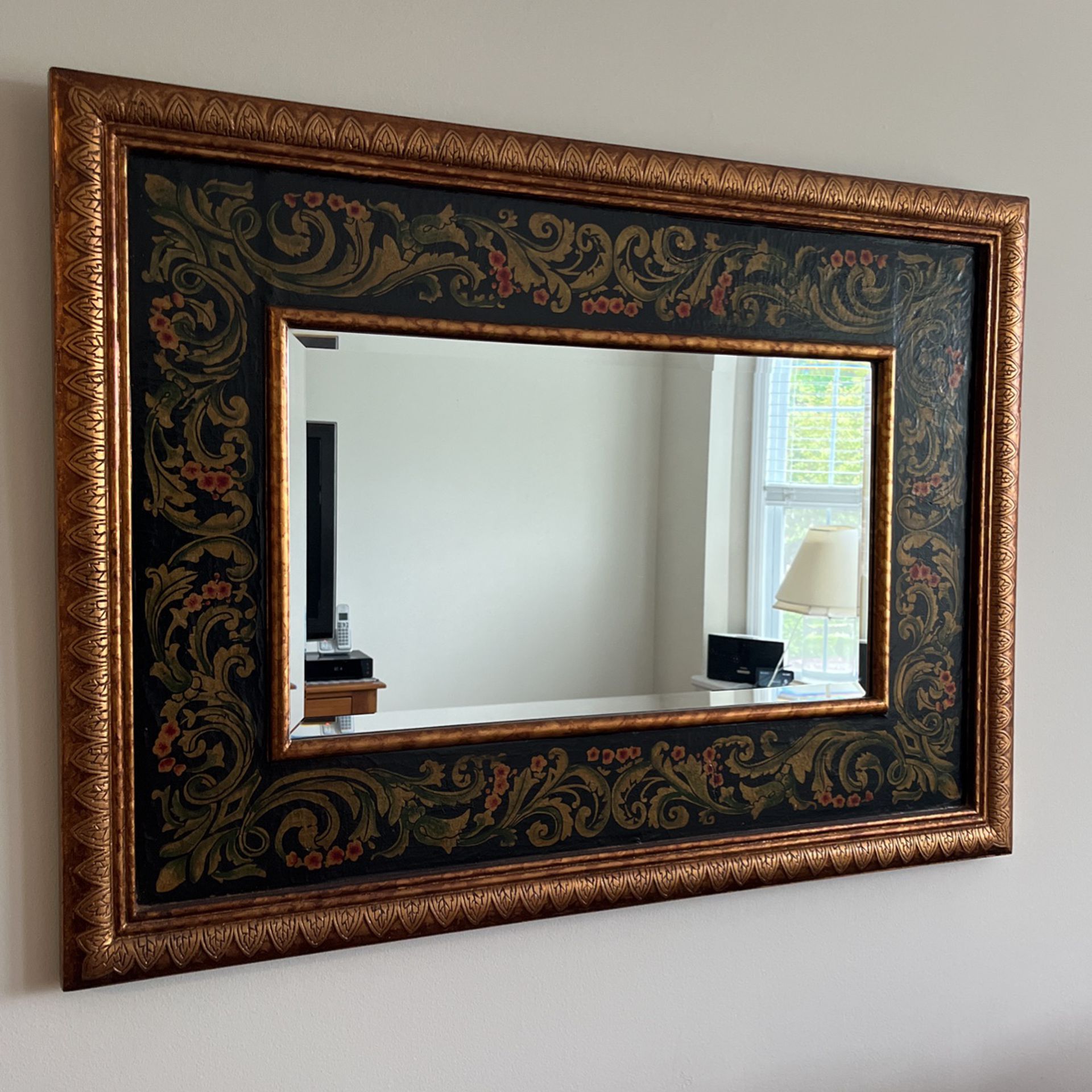 Gilded Beveled Mirror