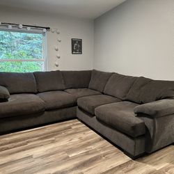 Big Down Cushion Sectional