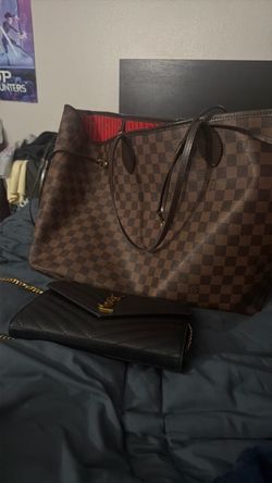 I HAVE THESE TWO AUTHENTIC PURSES A YSL CROSS BODY AND A LOUIE. Got em back from my cheating ex but both are authentic.