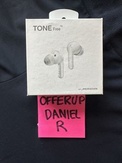 LG Tone Free Wireless Bluetooth Earbuds FN5W