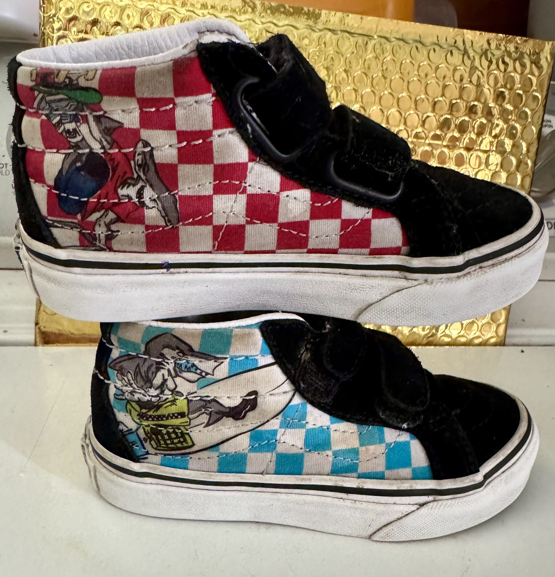 Toddler Size 10.5, High Top Vans