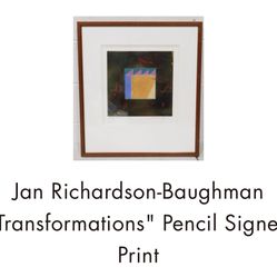 Jan Richardson-Baughman "Transformations" Pencil Signed Prints