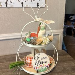 Easter 2 Tiered Tray