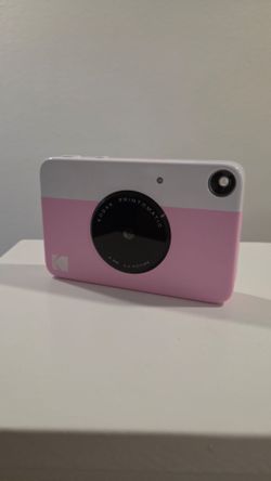 KODAK Printomatic Full-Color Instant Print Digital Camera, Zink 2x3" (5.1x7.5 cm) Sticky-Back Photo Paper, 5MP, Portable Pink