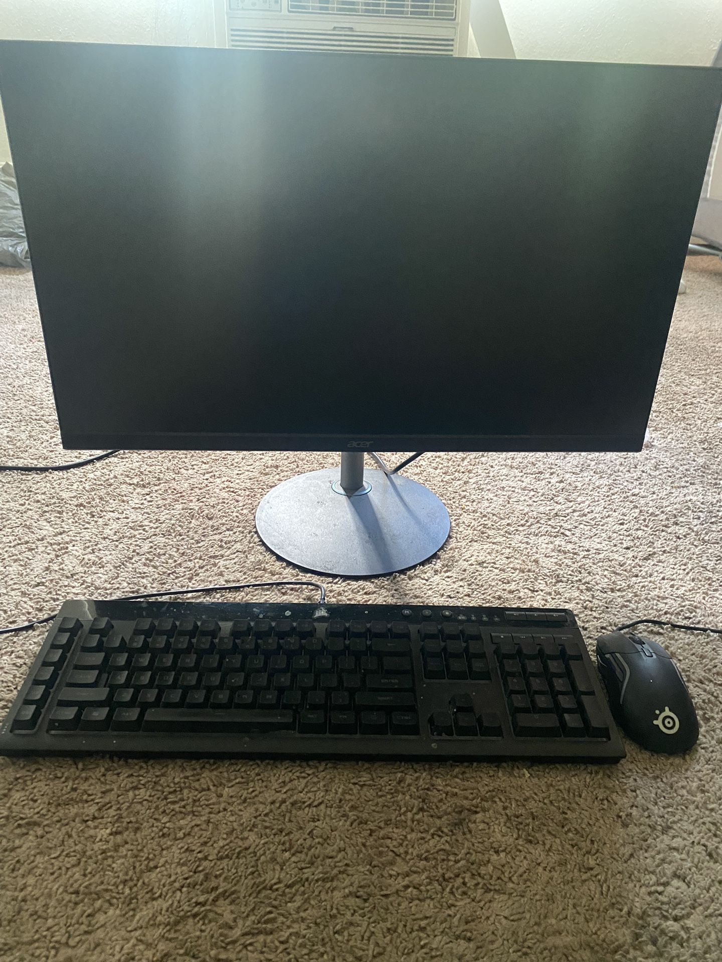 Acer Monitor and Keyboard